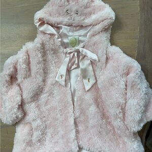 Pink Fuzzy Kids Jacket